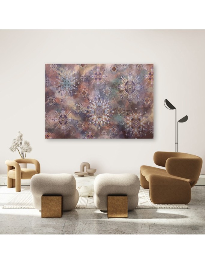 Colourful Canvas paintings for the wall - Mosaic of stars | FEEBY