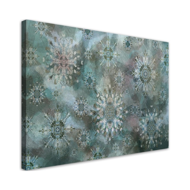 Wandbild für Wohnzimmer - Mosaik der Sterne | Feeby