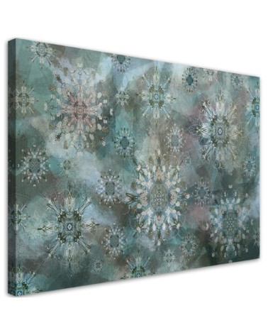 Wandbild für Wohnzimmer - Mosaik der Sterne | Feeby