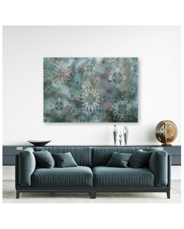 Wandbild für Wohnzimmer - Mosaik der Sterne | Feeby