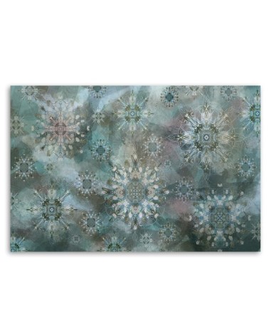 Wandbild für Wohnzimmer - Mosaik der Sterne | Feeby