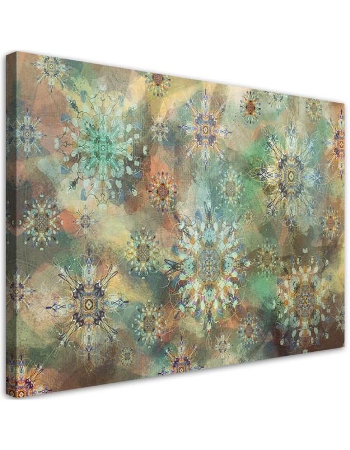 Dekoratives Leinwandbild - Mosaik der Sterne | Feeby