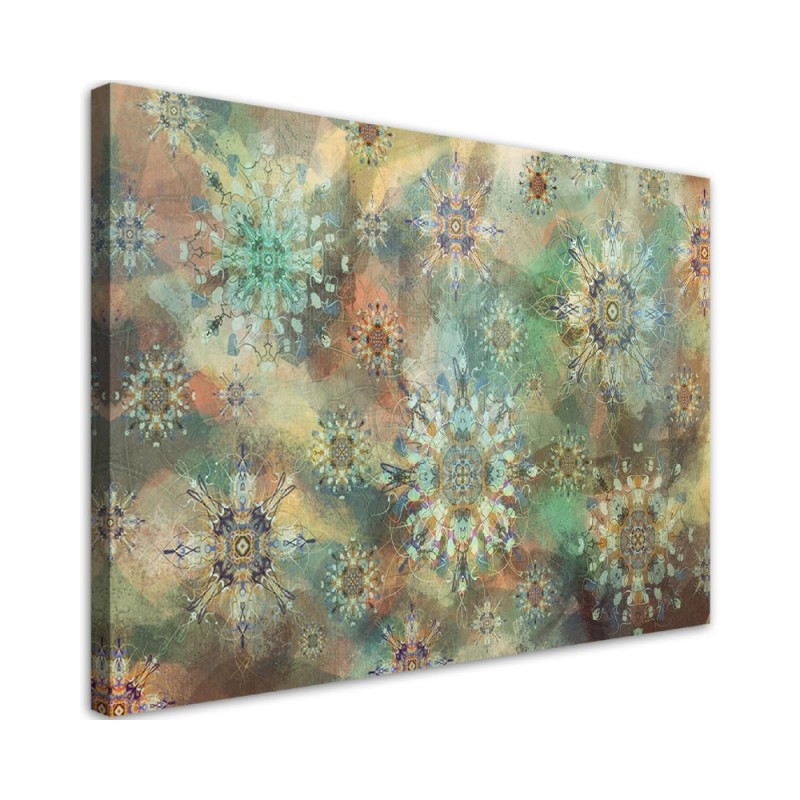 Dekoratives Leinwandbild - Mosaik der Sterne | Feeby