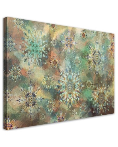 Wall art painting for bedroom - Mandala oriental pattern | FEEBY