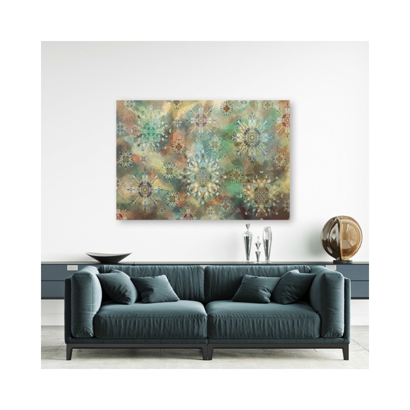 Dekoratives Leinwandbild - Mosaik der Sterne | Feeby