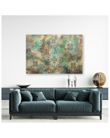 Dekoratives Leinwandbild - Mosaik der Sterne | Feeby