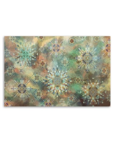 Dekoratives Leinwandbild - Mosaik der Sterne | Feeby