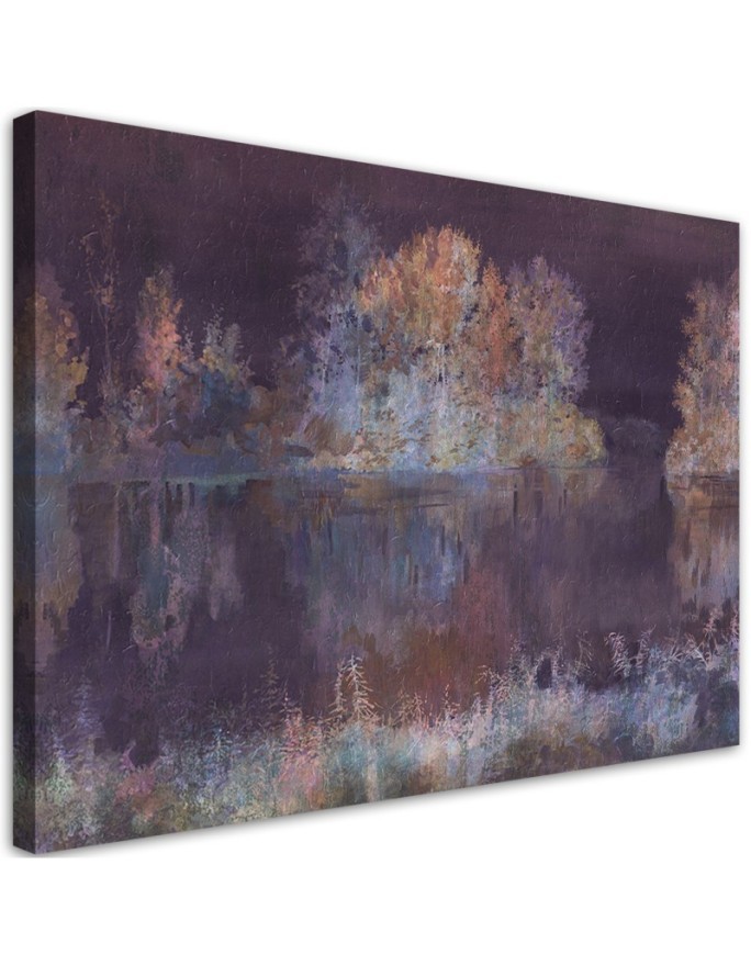 Dekoratives Leinwandbild - Seeblick | Feeby