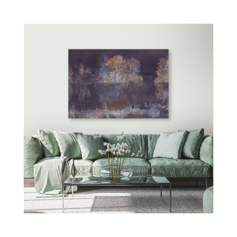 Dekoratives Leinwandbild - Seeblick | Feeby