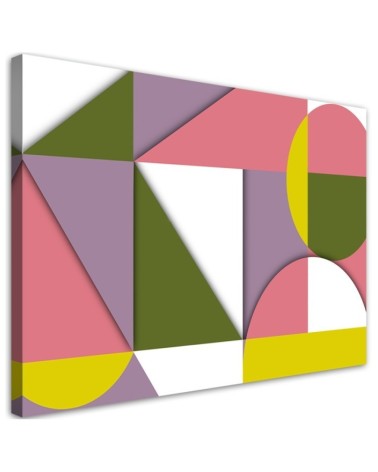 Bild auf Leinwand - Geometrische Abstraktionsformen | Feeby