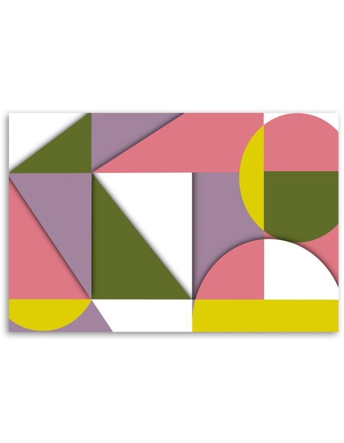 Canvas prints for room wall - Geometric shapes abstract | FEEBY