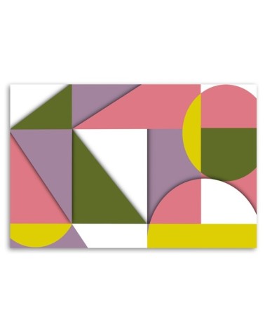 Bild auf Leinwand - Geometrische Abstraktionsformen | Feeby