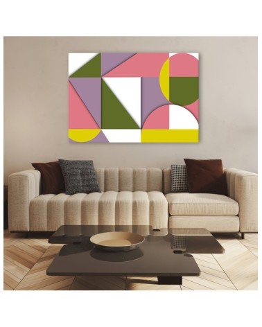 Bild auf Leinwand - Geometrische Abstraktionsformen | Feeby