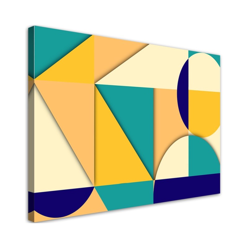 Leinwanddruck - Geometrische Abstraktionsformen | Feeby