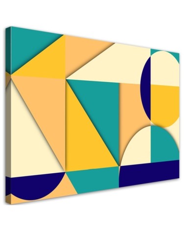 Leinwanddruck - Geometrische Abstraktionsformen | Feeby