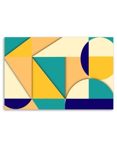 Leinwanddruck - Geometrische Abstraktionsformen | Feeby