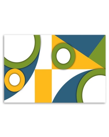 Bild auf Leinwand - Geometrische Abstraktionsformen | Feeby