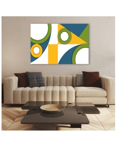 Bild auf Leinwand - Geometrische Abstraktionsformen | Feeby