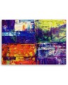 Canvas prints for boy's room - Colourful hand-painted abstract | FEEBY