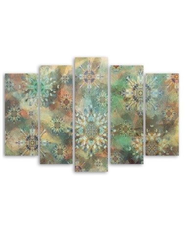 Bild auf Leinwand - Mosaik der Sterne | Feeby