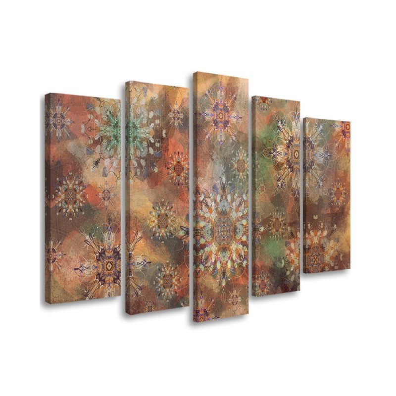 Colourful paintings for wall - Mosaic of stars | FEEBY