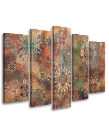 Colourful paintings for wall - Mosaic of stars | FEEBY