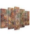 Colourful paintings for wall - Mosaic of stars | FEEBY