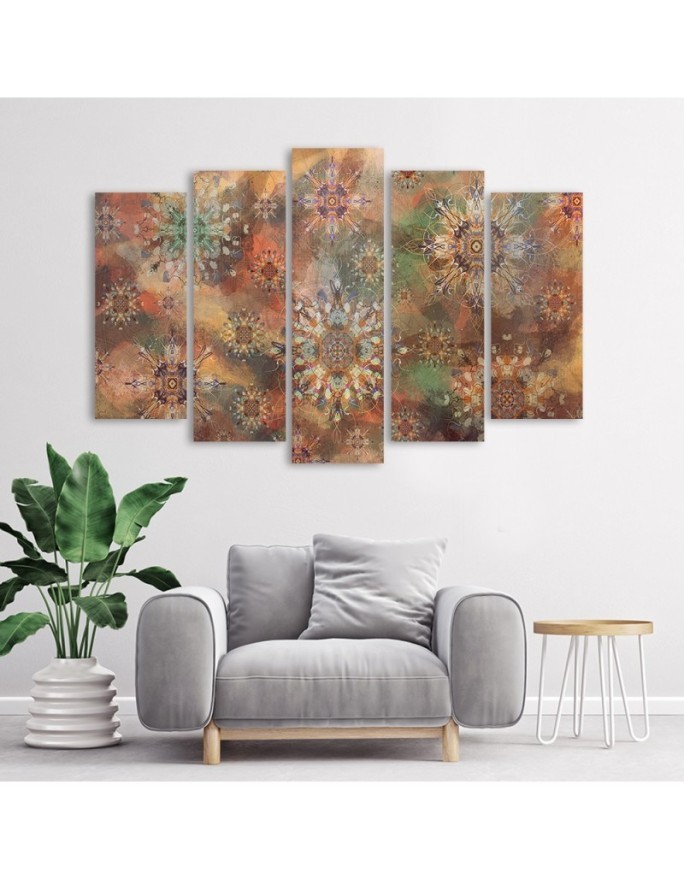Colourful paintings for wall - Mosaic of stars | FEEBY