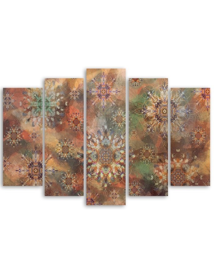 Colourful paintings for wall - Mosaic of stars | FEEBY
