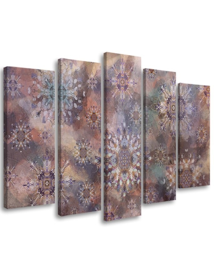 Modernes Wandbild - Mosaik der Sterne | Feeby