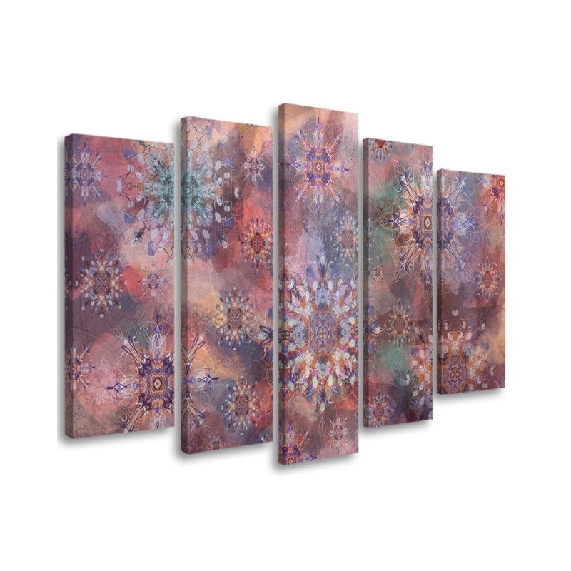 Dekoratives Leinwandbild - Mosaik der Sterne | Feeby