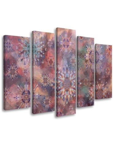 Wall art painting for bedroom - Mandala oriental pattern | FEEBY