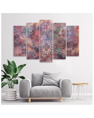 Dekoratives Leinwandbild - Mosaik der Sterne | Feeby