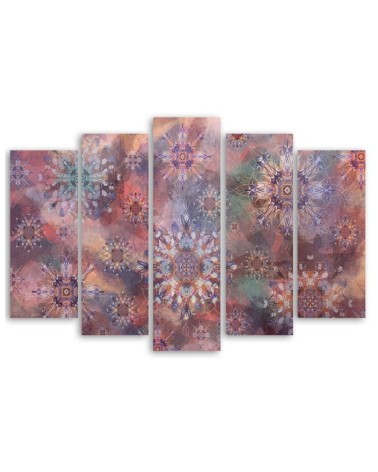 Dekoratives Leinwandbild - Mosaik der Sterne | Feeby