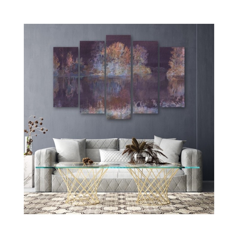 Leinwandbild modern - Seeblick | Feeby