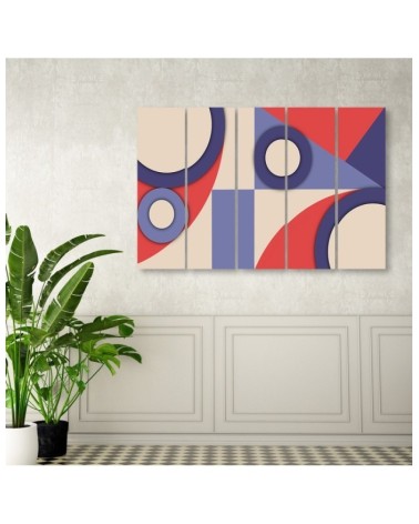 Bild auf Leinwand - Geometrische Abstraktionsformen | Feeby