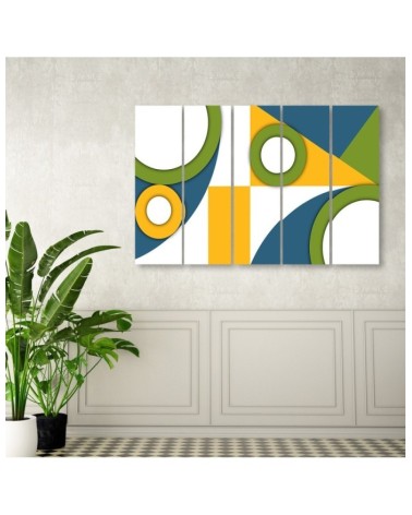 Leinwanddruck - Geometrische Abstraktionsformen | Feeby