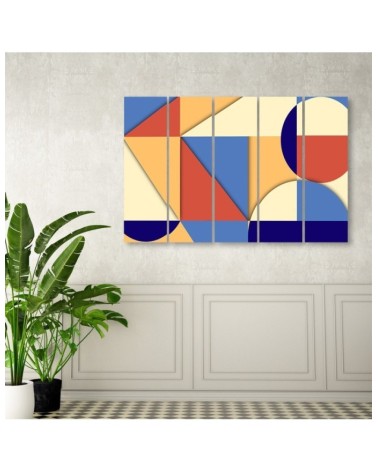 Bild auf Leinwand - Geometrische Abstraktionsformen | Feeby