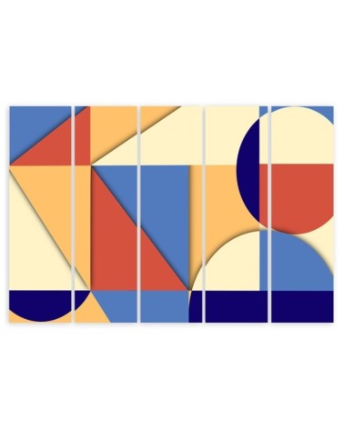 Bild auf Leinwand - Geometrische Abstraktionsformen | Feeby