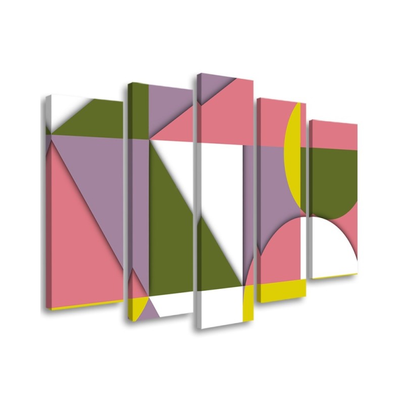 Bild auf Leinwand - Geometrische Abstraktionsformen | Feeby