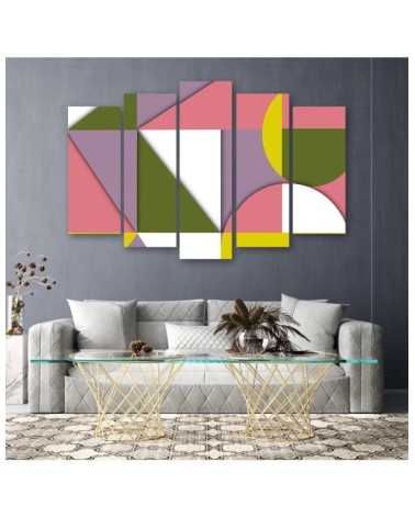 Bild auf Leinwand - Geometrische Abstraktionsformen | Feeby