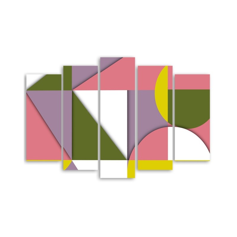 Bild auf Leinwand - Geometrische Abstraktionsformen | Feeby