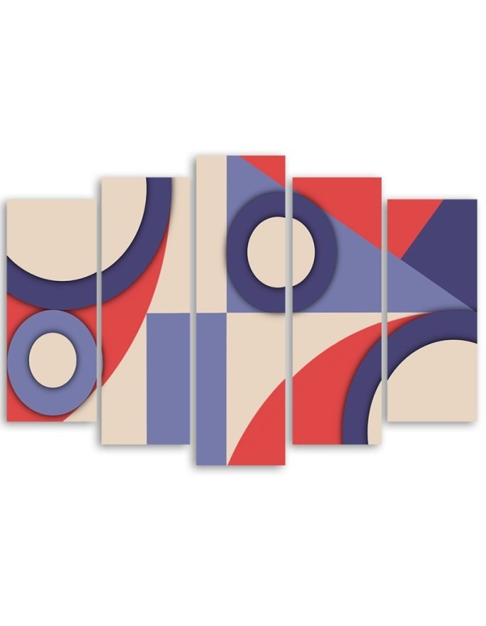 Obraz dla dzieci do pokoju - Geometryczne kształty abstrakcja