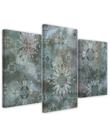 Beautiful paintings for wall - Turquoise mosaic | FEEBY
