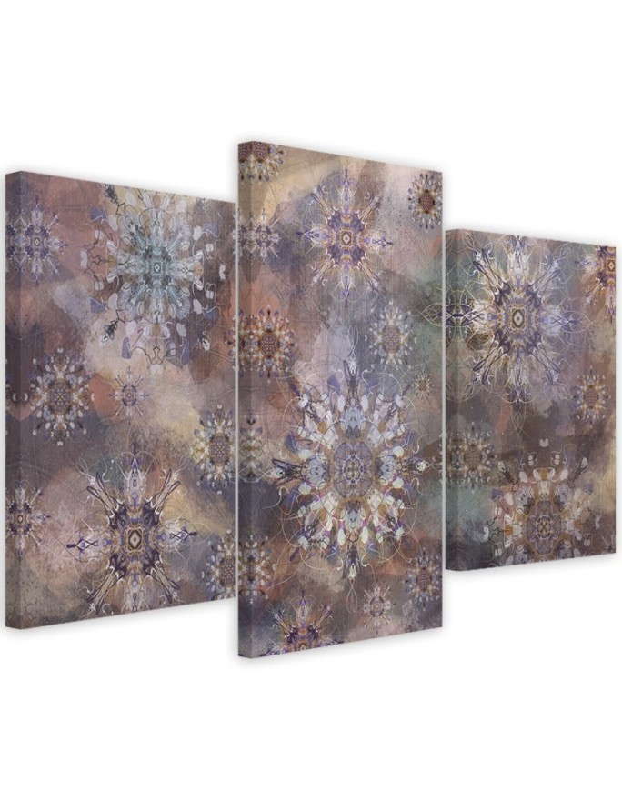Canvas painting for living room - Colourful abstraction | FEEBY