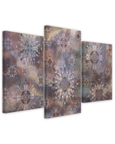 Canvas painting for living room - Colourful abstraction | FEEBY