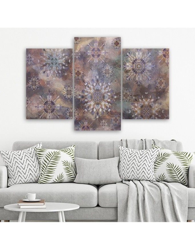 Canvas painting for living room - Colourful abstraction | FEEBY