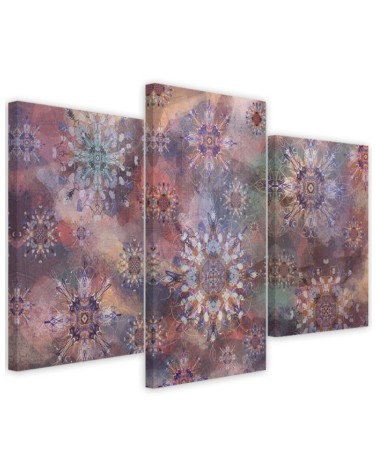 Wall art painting for bedroom - Mandala oriental pattern | FEEBY