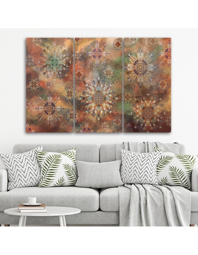 Colourful paintings for the wall - Mosaic of stars | FEEBY