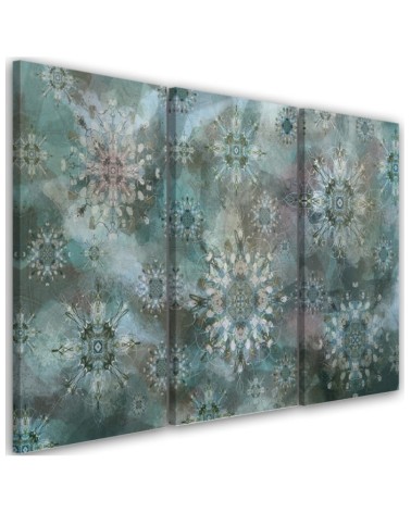 Beautiful paintings for wall - Turquoise mosaic | FEEBY